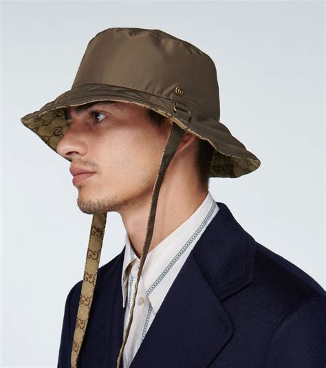 gucci hat for men|authentic Gucci bucket hat.